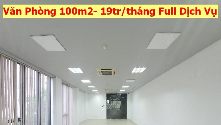 Cho thuê văn phòng phố Chùa Láng 100m2 - 20tr/tháng
